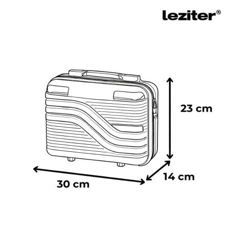 Leziter TraveLux Urban XV set valiză rulantă aur roz [2]