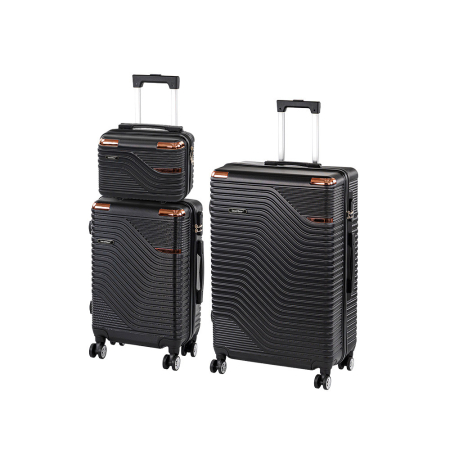 Valiză - Leziter TraveLux Urban XVI set valize cu role negru