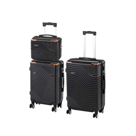 Valiză - Leziter TraveLux Urban XVIII set valiză cu role negru