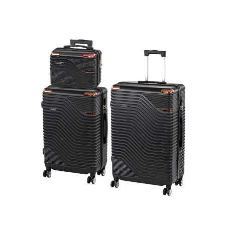 Valiză - Leziter TraveLux Urban XX set valize cu role negru