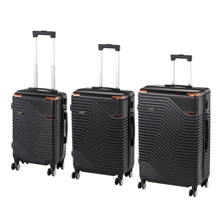 Valiză - Leziter TraveLux Urban XXI set valize cu role negru