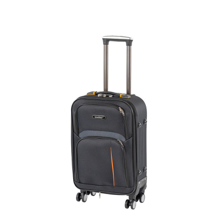 Produse temporar indisponibile - Leziter TraveLux valiză de cabină ușoară cu roată moale detașabilă 55x40x20 cm negru