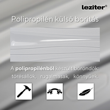 Leziter TraveLux Voyager valiză mare cu capac dur 76x50x29 cm gri [4]