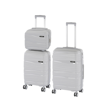 Valiză - Leziter TraveLux Voyager VIII set valize rulante gri