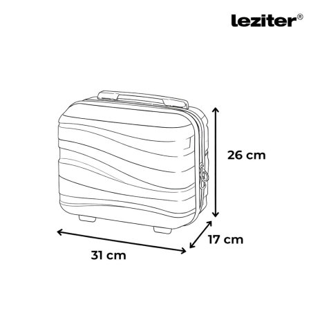 Leziter TraveLux Voyager X set valize rulante gri [2]