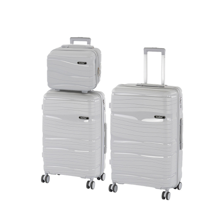 Valiză - Leziter TraveLux Voyager X set valize rulante gri