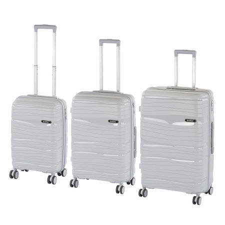 Valiză - Leziter TraveLux Voyager XI set valize rulante gri