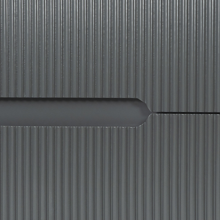 Leziter Trent 80 dulap de baie inferior cu chiuvetă ceramică 2 sertare, gri antracit [4]