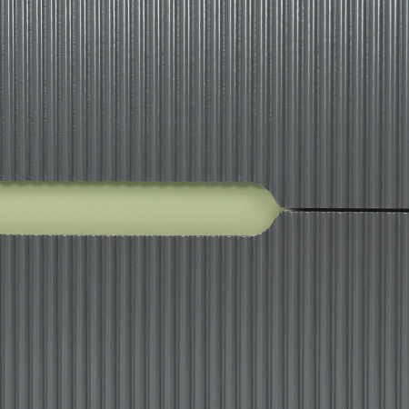 Leziter Trent mobilier de baie 60 cm chiuvetă ceramică (2 sertare) cu oglindă 60x80 cm verde fistic-gri antracit [3]