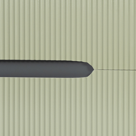 Leziter Trent Mobilier de baie 80 cm lavoar ceramic (2 sertare) cu oglindă 60x80 cm gri antracit-verde-oliv [3]