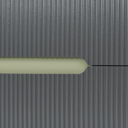 Leziter Trent Mobilier de baie 80 cm lavoar ceramic (2 sertare) cu oglindă 60x80 cm verde măslin-gri antracit [3]
