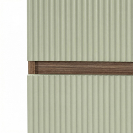 Leziter Trent suspendat side cabinet apus de soare stejar verde de măsline [4]