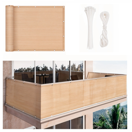 Ecranare - Leziter Umbreiaj balcon, intimitate 5 m bej