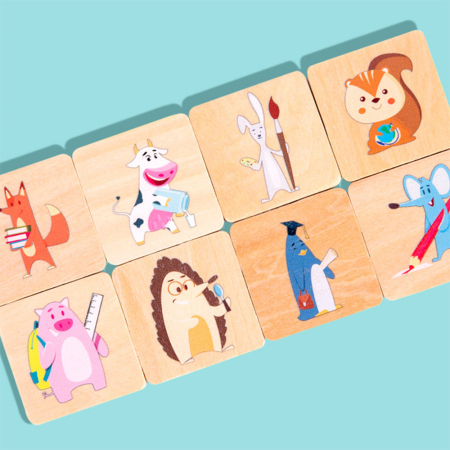 Leziter Unde s-a ascuns, un joc de logică din lemn cu deschidere [4]