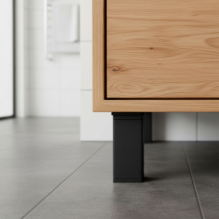 Leziter Uni mobilier picior negru [1]