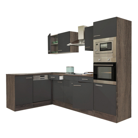 Leziter Unitate de bucătărie de colț Yorki 280 cu cuptor și cuptor cu microunde [1]