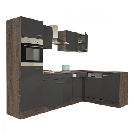 Leziter Unitate de bucătărie de colț Yorki 280 cu cuptor și cuptor cu microunde [2]