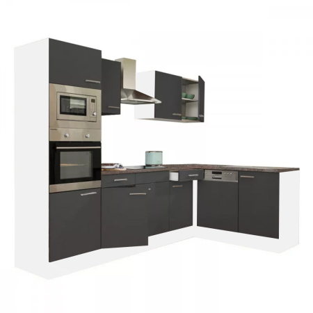 Leziter Unitate de bucătărie de colț Yorki 280 cu cuptor și cuptor cu microunde [0]