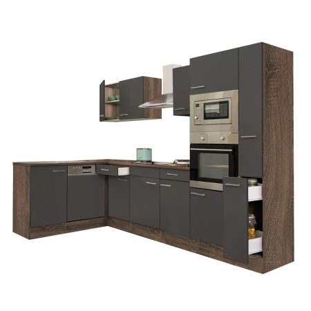 Leziter Unitate de bucătărie de colț Yorki 310 cu cuptor și cuptor cu microunde [1]