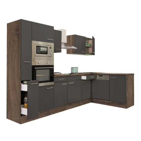 Bucătărie - Leziter Unitate de bucătărie de colț Yorki 310 cu cuptor și cuptor cu microunde