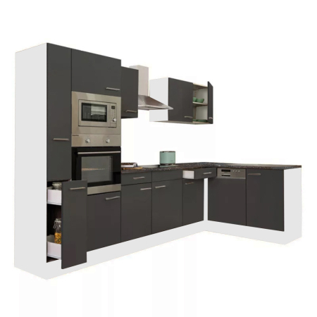 Leziter Unitate de bucătărie de colț Yorki 310 cu cuptor și cuptor cu microunde [0]