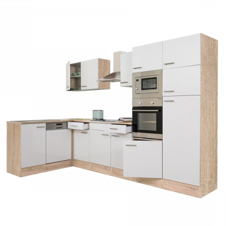 Leziter Unitate de bucătărie de colț Yorki 340 cu congelator superior și frigider [1]