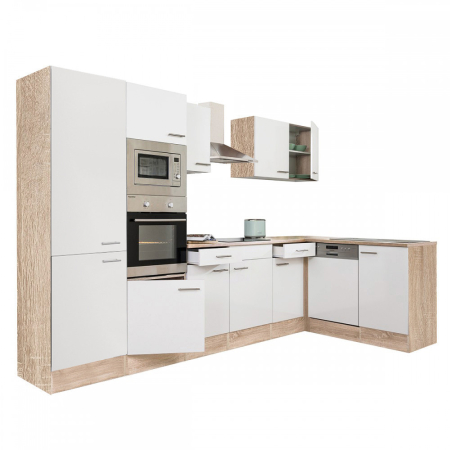 Mobilier bucătărie - Leziter Unitate de bucătărie de colț Yorki 340 cu cuptor și cuptor cu microunde