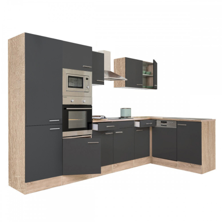 Mobilier bucătărie - Leziter Unitate de bucătărie de colț Yorki 340 cu cuptor și cuptor cu microunde