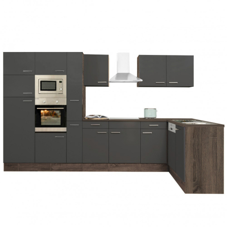 Leziter Unitate de bucătărie de colț Yorki 370 cu congelator superior și frigider [6]