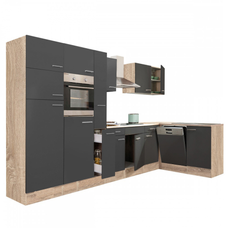 Leziter Unitate de bucătărie de colț Yorki 370 cu congelator superior și frigider [9]