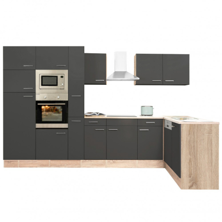 Leziter Unitate de bucătărie de colț Yorki 370 cu congelator superior și frigider [6]