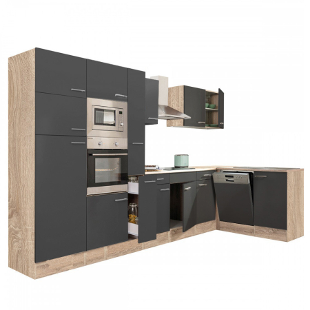 Leziter Unitate de bucătărie de colț Yorki 370 cu congelator superior și frigider [3]