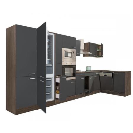 Leziter Unitate de bucătărie de colț Yorki 430 cu congelator inferior și frigider [0]