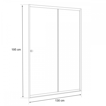 Leziter Ușă de duș cu rulou dublu Elte 130x195 cm [9]