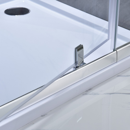 Leziter Ușă de duș reglabilă flexibilă 76-91x185 cm [5]