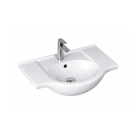 Produse temporar indisponibile - Leziter V65 chiuvetă ceramică cu aripi 65x43 cm