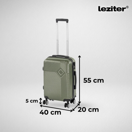 Leziter Valiza de cabină TraveLux Pro cu roată detașabilă 50x40x20 cm [2]