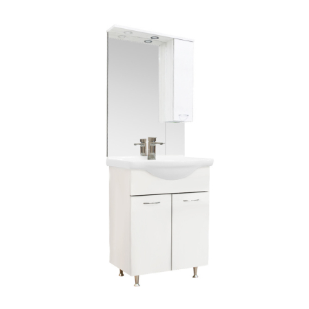 Produse temporar indisponibile - Leziter Vanessa 65 mobilier de baie complet Alb