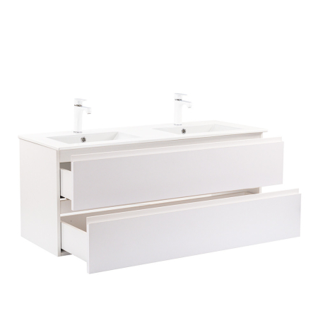 Leziter Vario Pull 120 dulap de bază cu chiuvetă alb-alb [4]