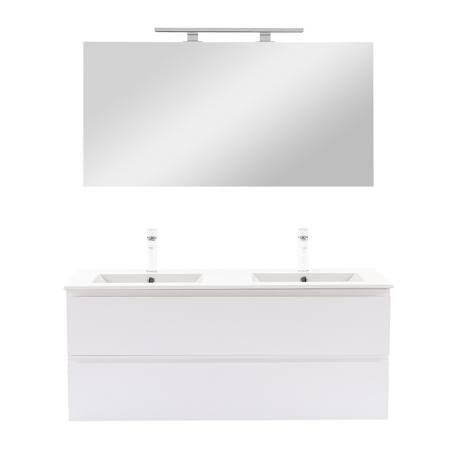 Leziter Vario Pull 120 mobilier de baie complet alb-alb [3]