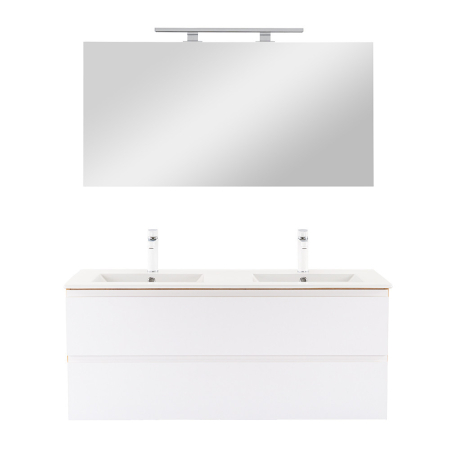 Leziter Vario Pull 120 mobilier de baie complet stejar-alb [3]