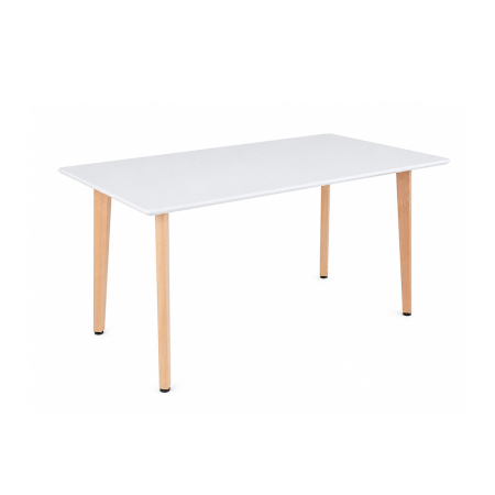 Produse temporar indisponibile - Leziter Verona 120 cm pătrat masa de luat masa alb