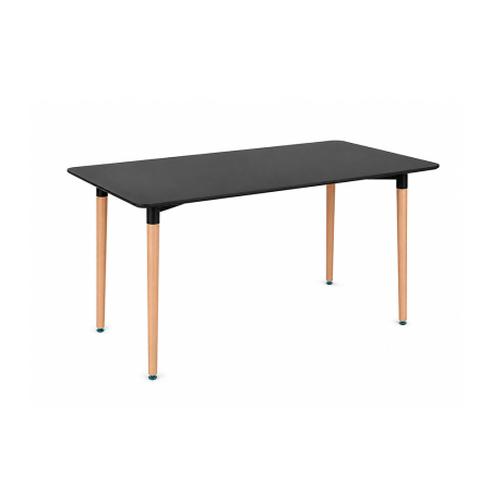 Produse temporar indisponibile - Leziter Verona 120 cm pătrat masa de luat masa negru
