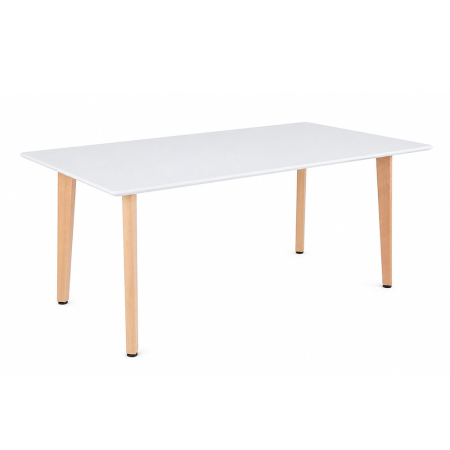 Produse temporar indisponibile - Leziter Verona 150 cm pătrat masa de luat masa alb
