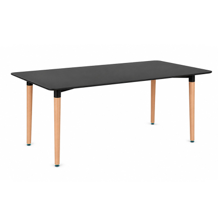 Produse temporar indisponibile - Leziter Verona 150 cm pătrat masa de luat masa negru