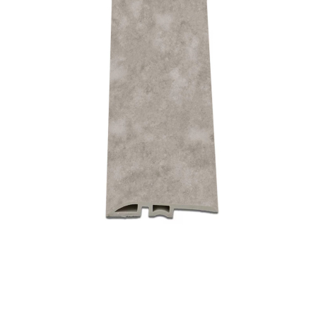 Pardoseli și placări pereți - Leziter Vinil SPC nivelare podea Reno efect piatră gri 2400x45x8 mm