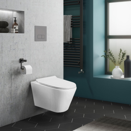 Leziter WC fără margine, montat pe perete, Ride [1]