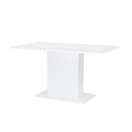 Produse temporar indisponibile - Leziter Yorki Elegant masă de luat masa 138x79 cm alb