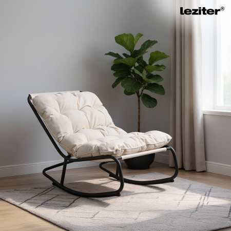 Leziter Zen gradina balansoar bej scaun [1]