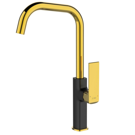 Robinet chiuvetă - Logé Baterie chiuvetă Maroko 35 negru-auriu